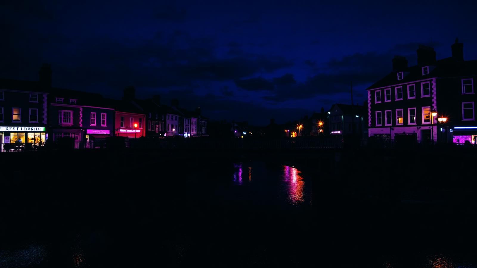 Silent disco hire Barnstaple — glowing NO NOISE LED headphones near Barnstaple Long Bridge